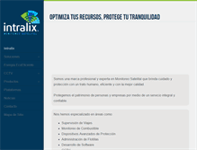 Tablet Screenshot of intralix.com